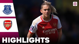 Arsenal vs Everton | Highlights | FA Women's Super League 28042024