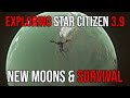 Exploring Star Citizen 3.9.0 New Moons & Survival