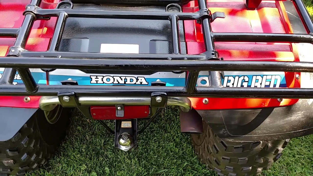 Mint Original Honda ATC 200ES Big Red 1984 - YouTube