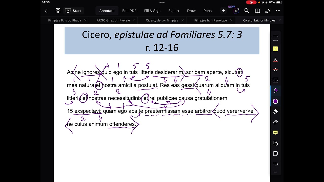Cicero Epistulae ad Familiares 5.7: 3 Wij zijn als Laelius en Scipio Africanus