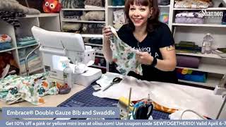 How to Make a Baby Bib and Swaddle Blanket