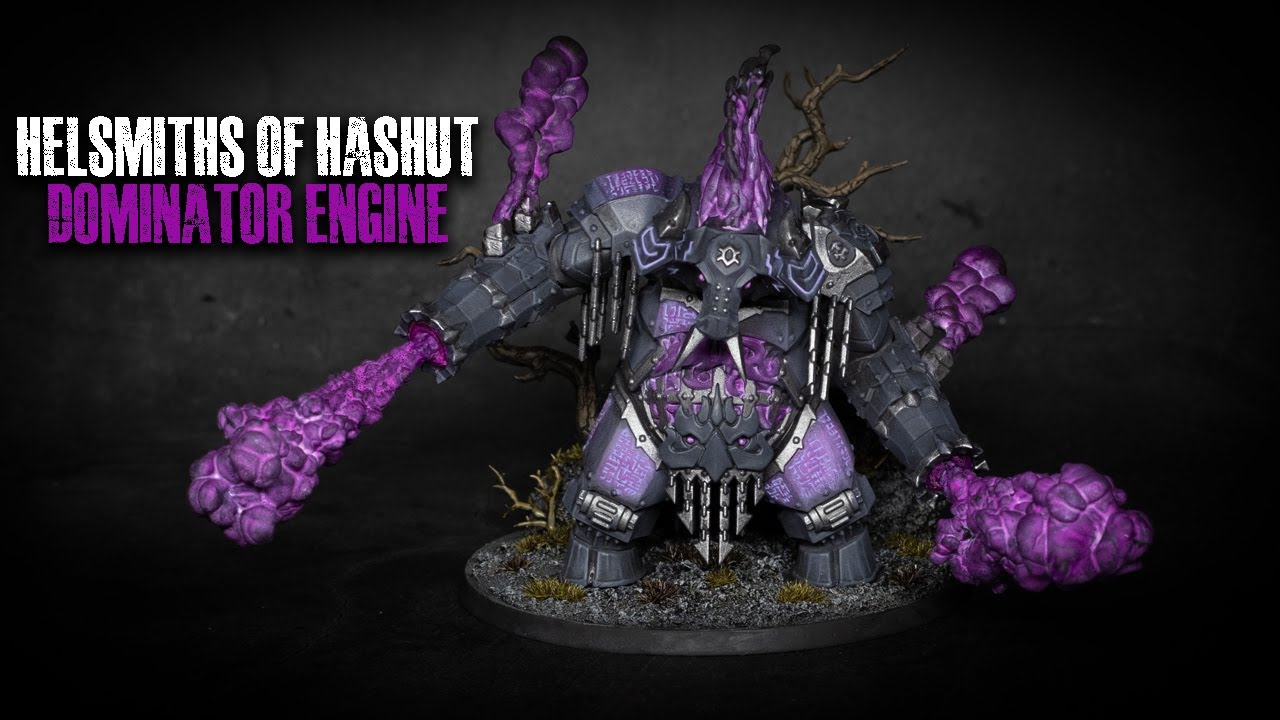 Dominator Engine Kitbash How to Paint Age of Sigmar Chaos Dwarfs Helsmiths of Hashut Dominator ...