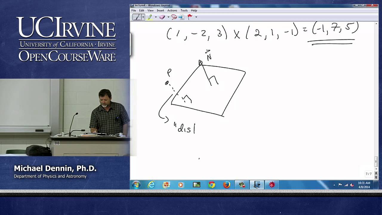 Physics 50. Math Methods. Lecture 4.4