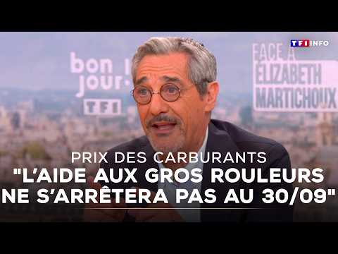 Prix des carburants : L'aide aux gros rouleurs "ne s'arrêtera pas au 30 septembre"｜TF1 INFO