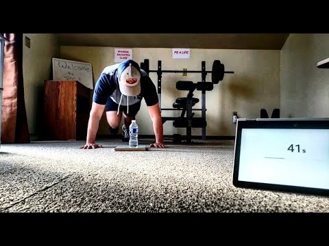 PE at Home - MINUTE TO WIN IT - Water Bottle Challenge - YouTube