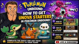 I got all 3 Unova Starter Pokemon in less than 3 Minuets... Here's How POKEMON UNBOUND!