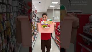 Make a #valentinesdaygift with me 👀❤️ #shorts #valentinesday #giftbaskets #target #targetfinds