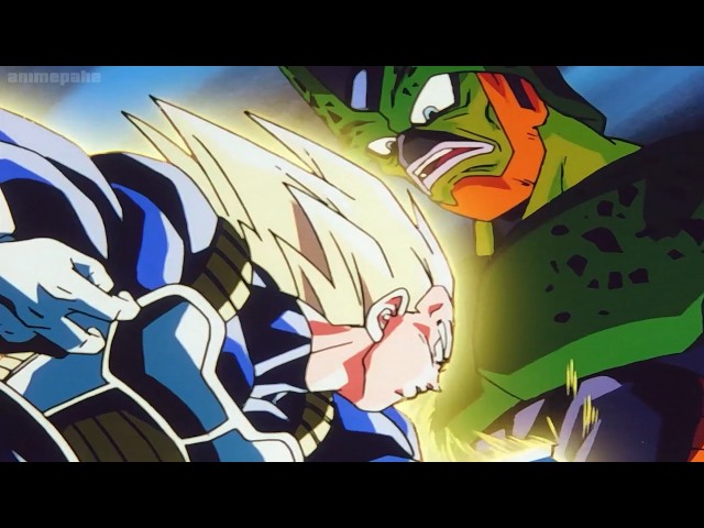 超ベジータに負けるセル ベジータ、圧倒的な超サイヤ人パワーでセルを蹂躙！ [ Dragon Ball Z
