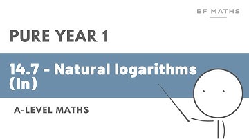A-Level Maths | Pure Year 1 | 14.7 - Natural logarithms Walkthrough | Edexcel