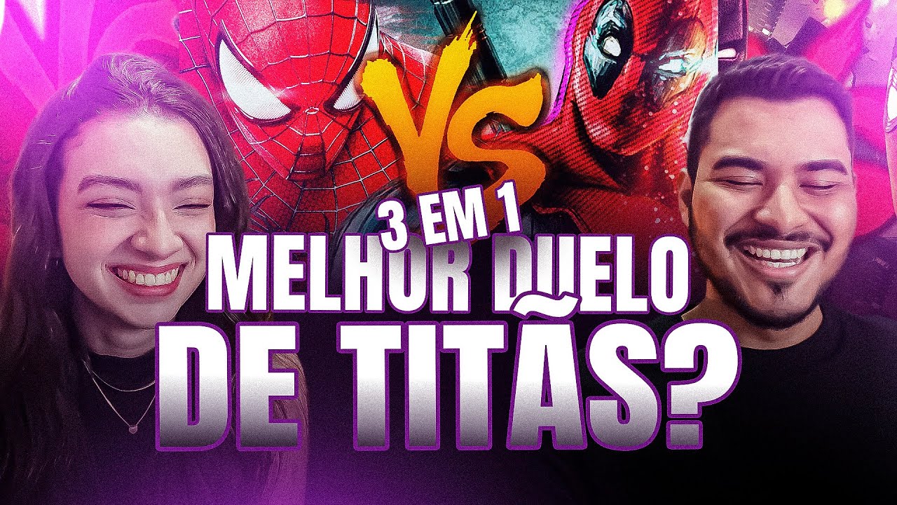 (3 EM 1) CASAL REAGE: Homem-Aranha VS. Deadpool 1,2 e 3 | Duelo de Titãs