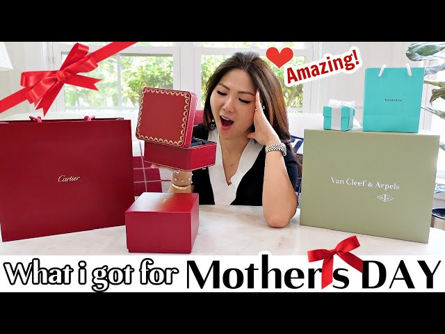 What I got for MOTHER'S DAY 2024 | CARTIER, VCA, TIFFANY & MORE GIFTS UNBOXING / Prices  | CHARIS class=