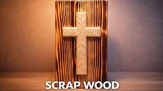 I Turned Scrap Wood Into This Beautiful Cross
