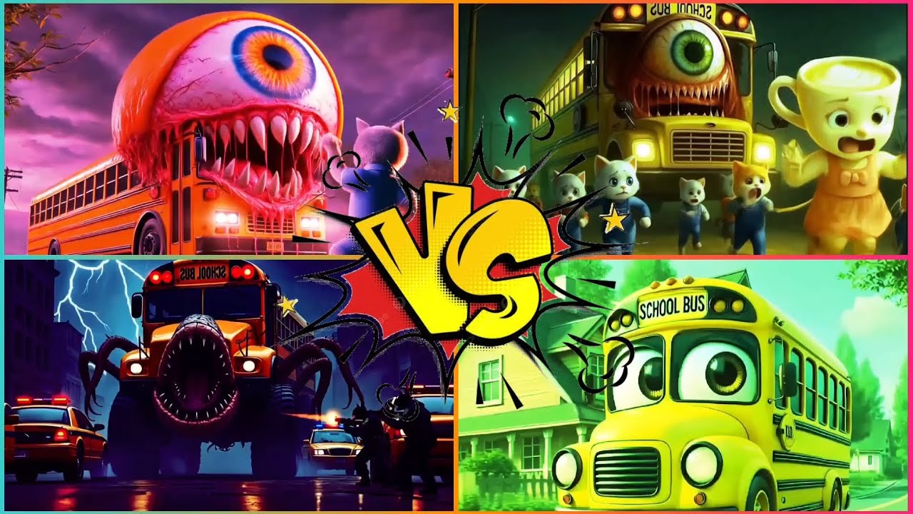 School Bus Eater Monster - Coffin DanceSong (COVER)#coffindancesong #coffindance#schoolbus