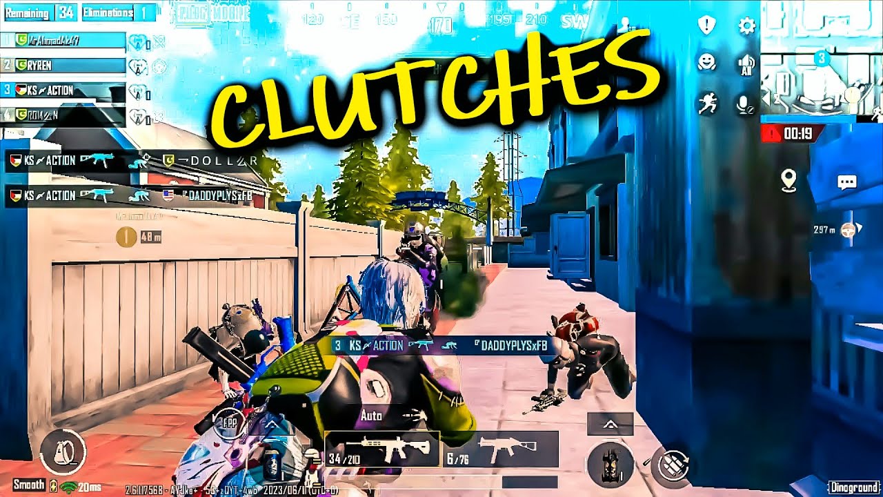 CLUTCHES AT ITS BEST IN PUBG MOBILE - YouTube
