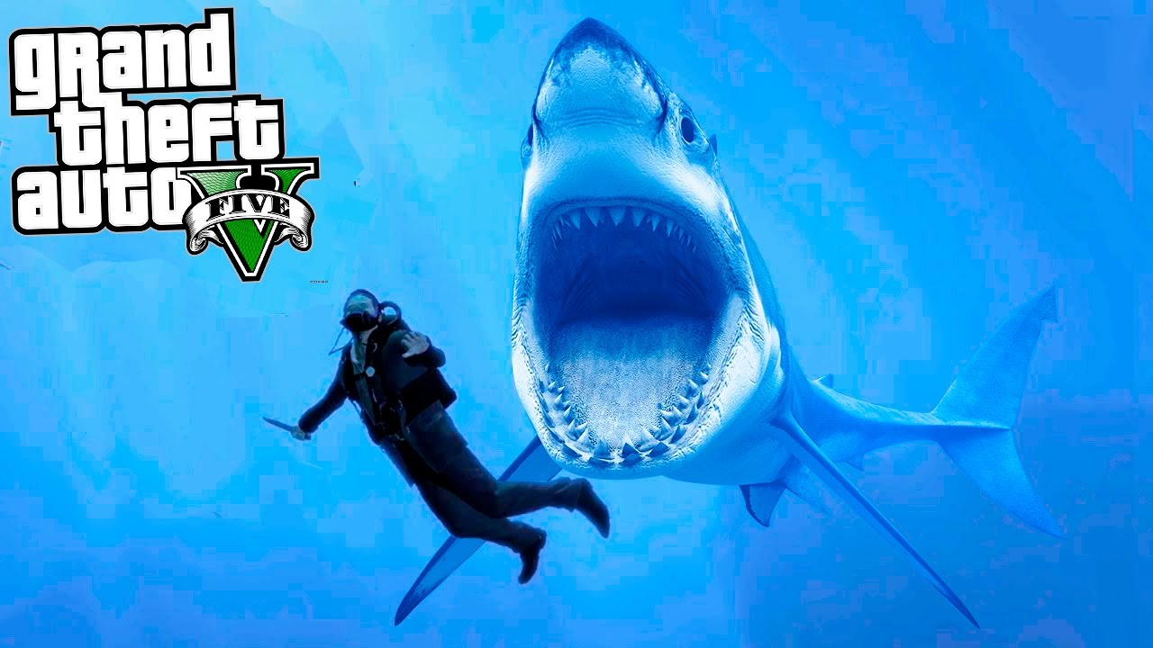 ОХОТА НА МЕГАЛОДОНА В GTA 5! - ПОИСК ВОДНЫХ МОНСТРОВ! - ГТА 5 МОДЫ ...