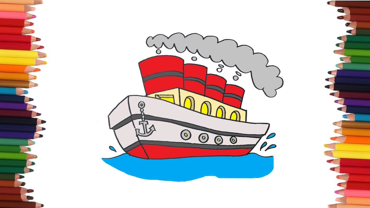 como dibujar el titanic Dibujos faciles YouTube