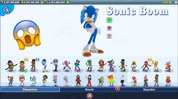 Sonic Boom in Subway Surfers Mod - All Characters Unlocked & All Boards Android Gameplay Guard Chase