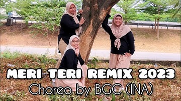 MERI TERI REMIX 2023 | Line Dance | Beginner Level | Choreo by BGC (INA) | Demo by Trio Gemoy
