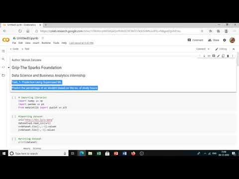 GRIP-The Spark Foundation Task one