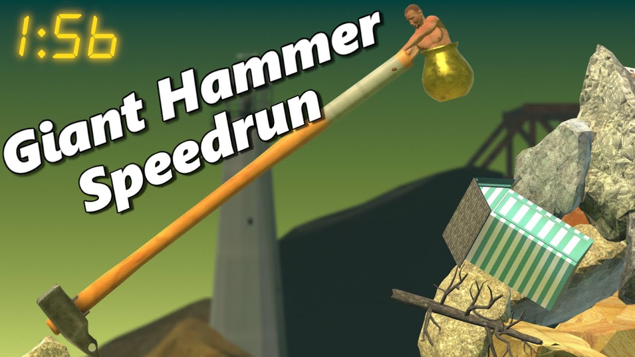 Getting Over It with Bennett Foddy - 3m 34s Speedrun 