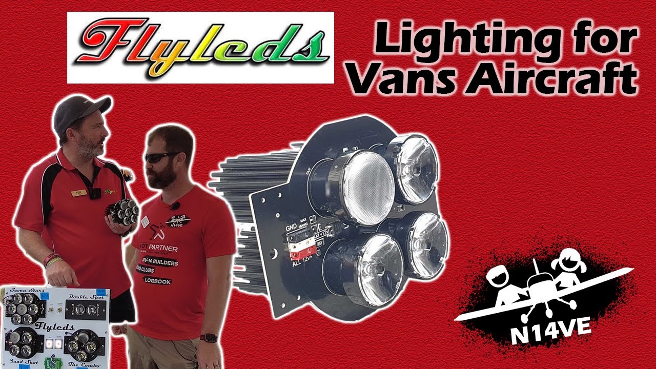 Flyleds for our Vans Aircraft RV14 Build YouTube