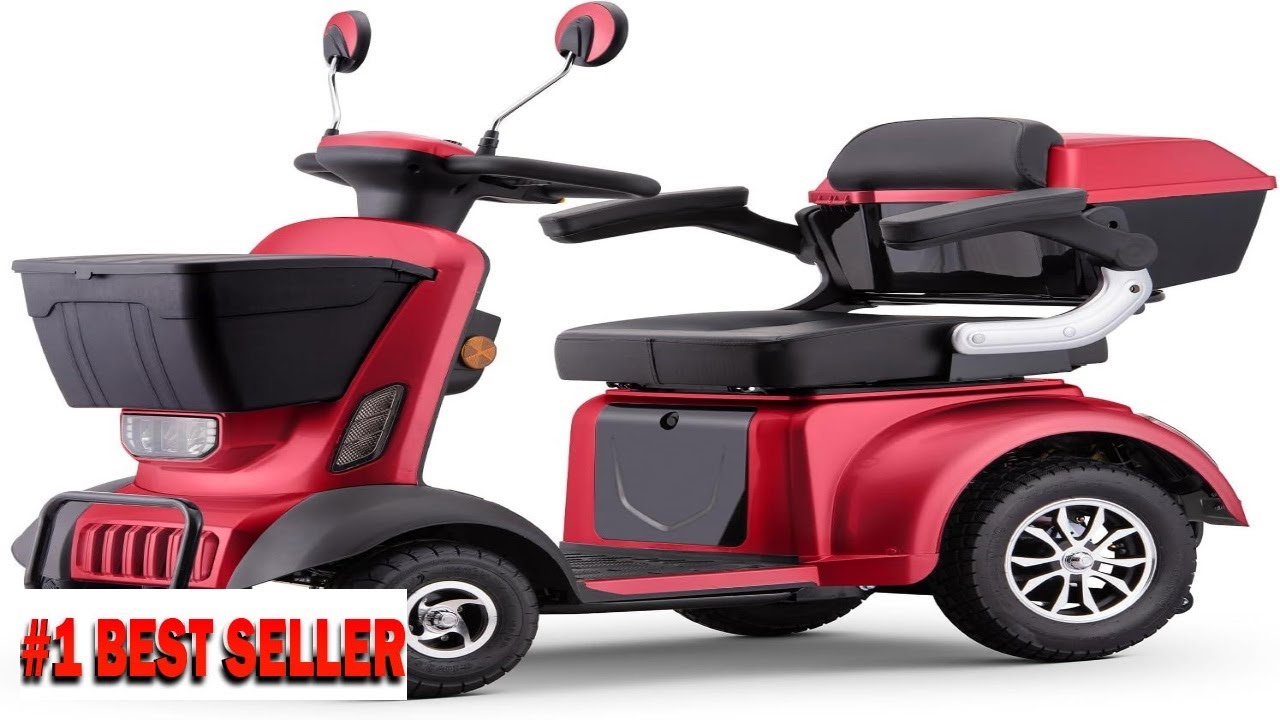 4-х колесный электрический скутер-коляска для взрослых и пожилых людей, предварительно собранный ...