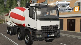 FS19 - Mercedes-Benz AROCS CONCRETE MIXER - Farming Simulator 2019 Truck Mod DOWNLOAD