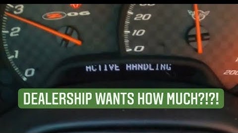 DEALERSHIP COST TO FIX SERVICE ACTIVE HANDLING ERROR MESSAGE