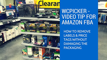 How To Remove Price Tags and Labels Without Damaging The Package - Amazon FBA / eBay