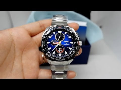 SEIKO PROSPEX SSC549P1 WORLD TIME ORIGINAL UNBOXING - YouTube