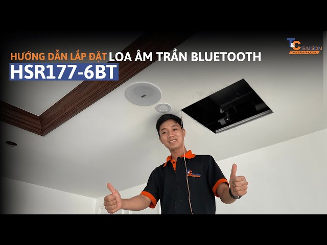 Loa Âm Trần Bluetooth Pearller HSR177-6BT | T&C Sài Gòn Audio | 0978.445.202