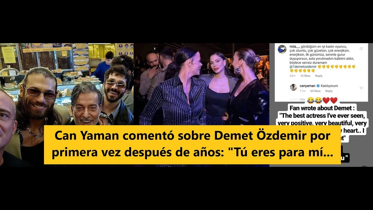 Джан Яман впервые за много лет прокомментировал Демет Оздемир: «Ты для меня...