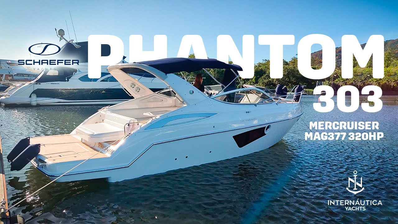 Phantom 303 com Mercruiser 320 HP: IMPECÁVEL