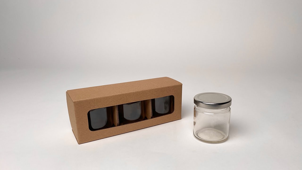 8 oz Apothecary Jar Retail Box, Makesy