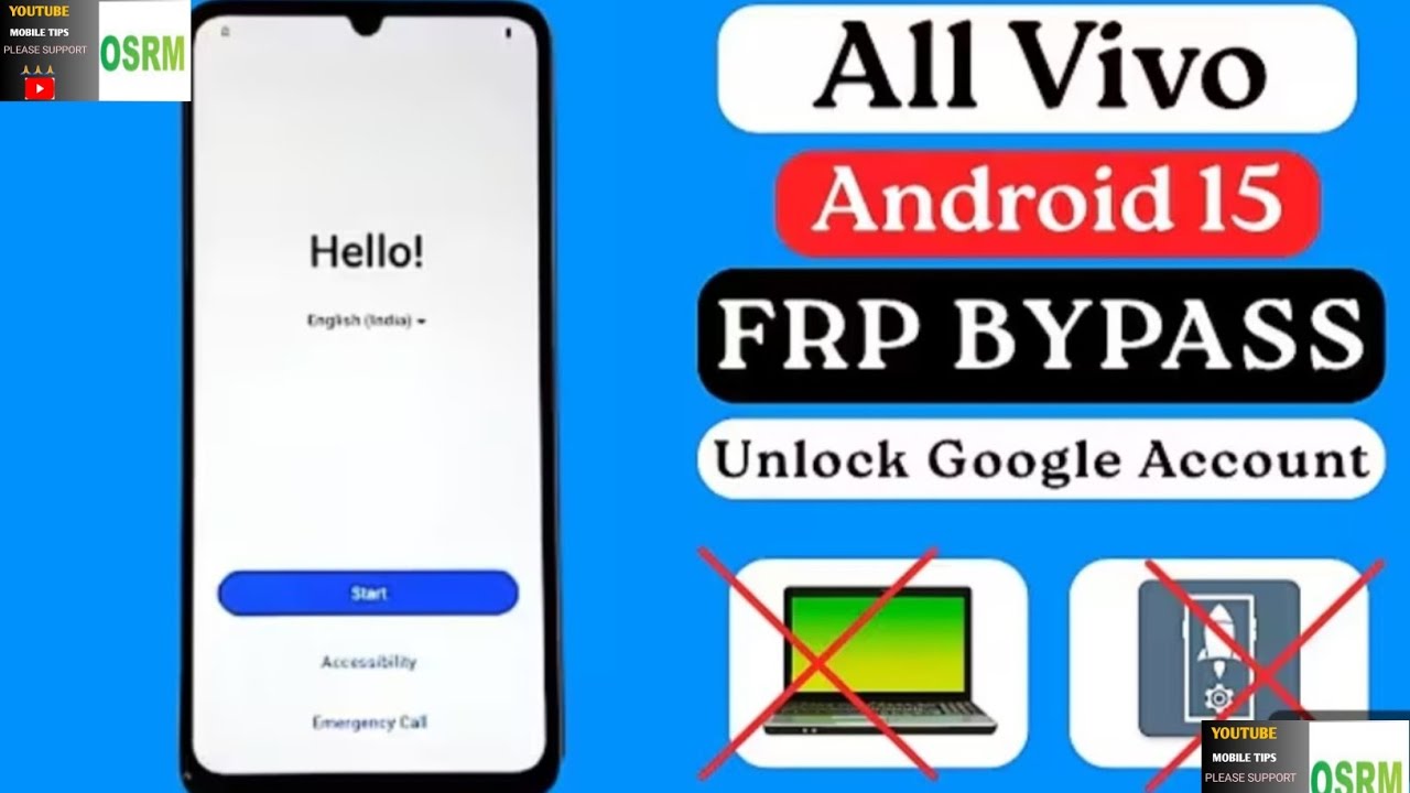 All Vivo Frp Bypass Android 15 Unlock Google Account Remove 