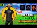 I FOUND BEST BRAZILIAN DRESS COMBINATION FOR NO TOP UP PLAYERS 🇧🇷 !!