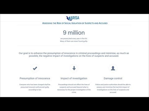 International Conference of the "Assessing the Risk of Isolation of Suspects and Accused" Project
