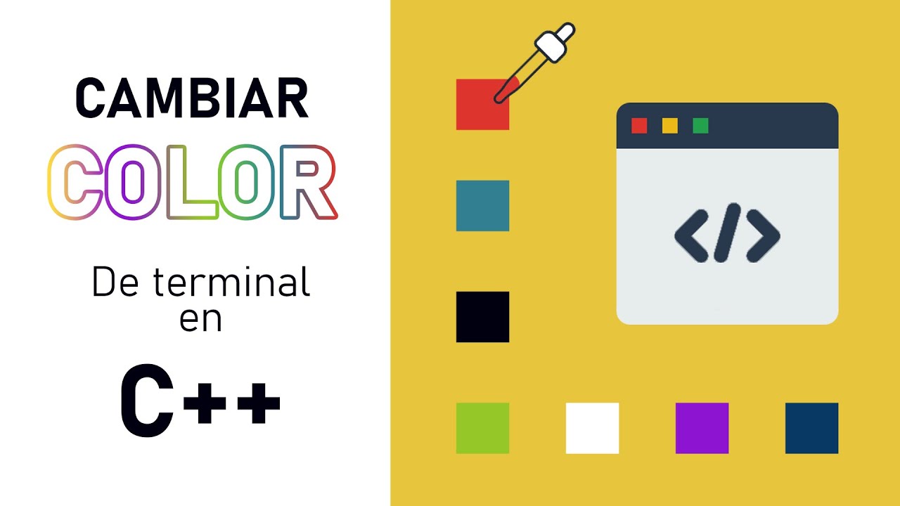 Cambiar color del terminal en C++ | CMD 🎨 - YouTube
