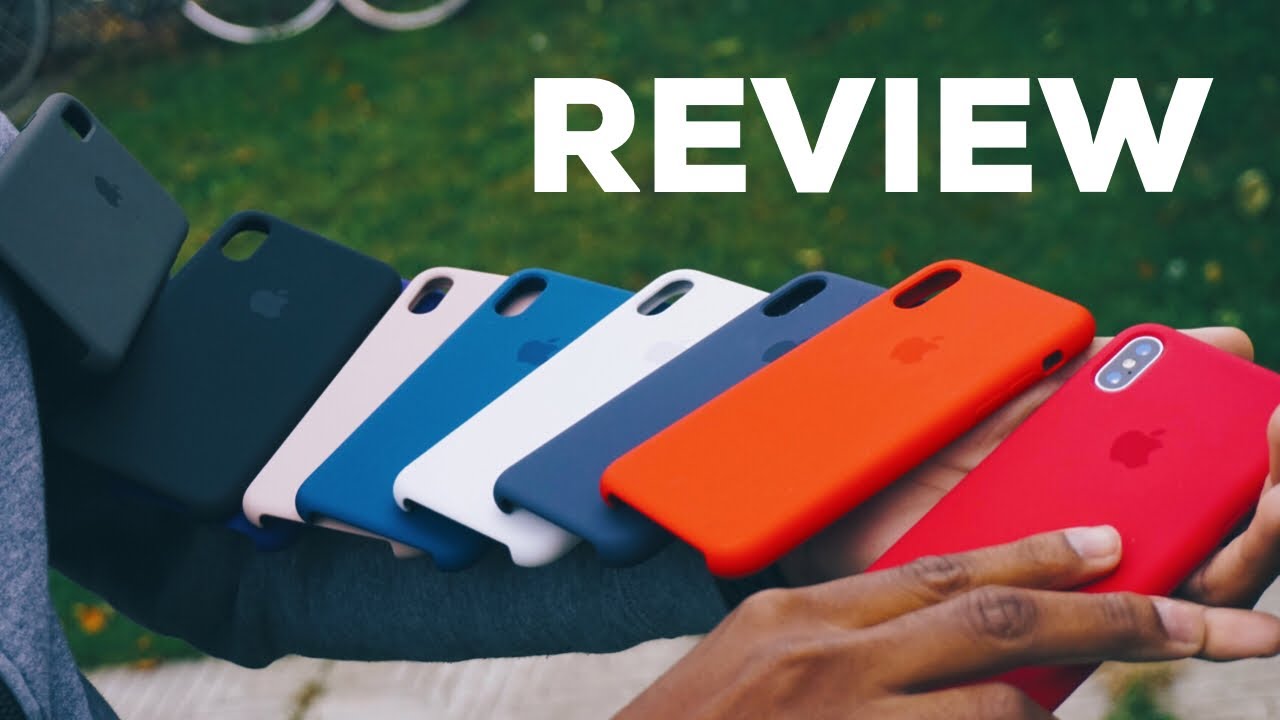 Thick Silicone Matte Back Case Cover for iPhone X Series