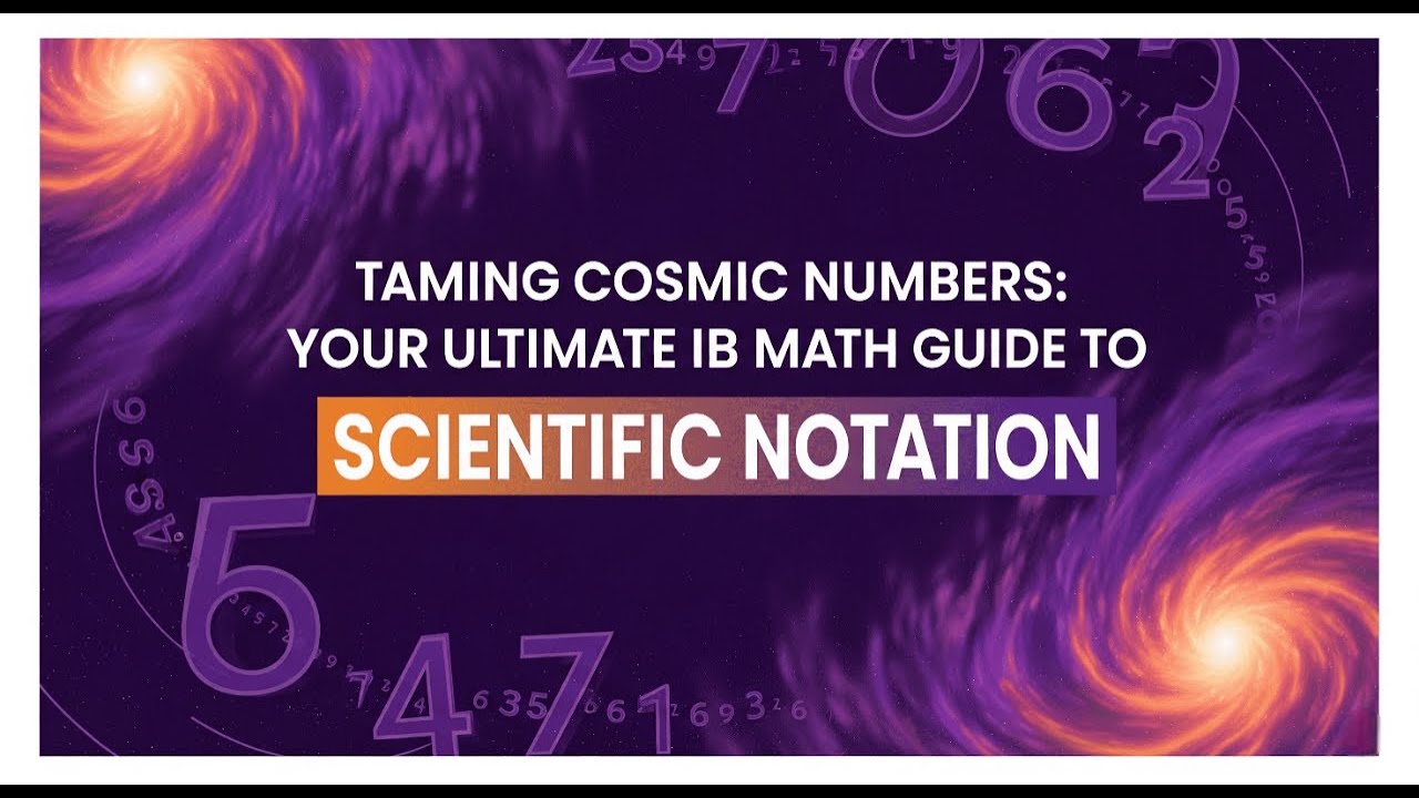 1.4 Taming Cosmic Numbers: Your Ultimate IB Math Guide to Scientific Notation