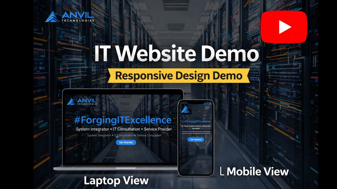 Website I Built in 2023 for Anvil Technologies | HTML CSS JS