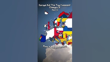 Europe But The Top Comment Changes It #map #mapping #viral #video #shorts #short #shortvideo #fyp