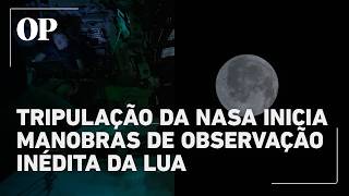 Artemis II: Tripulação da NASA inicia manobras de observação inédita da Lua
