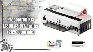 Procolored K13 L1800 A3 DTF Printer Review | 13” DTF Printer for Small Business!