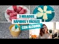 3 helados rápidos y fáciles con alcohol