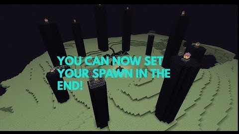 HOW TO SET YOUR SPAWN IN THE END! #shorts