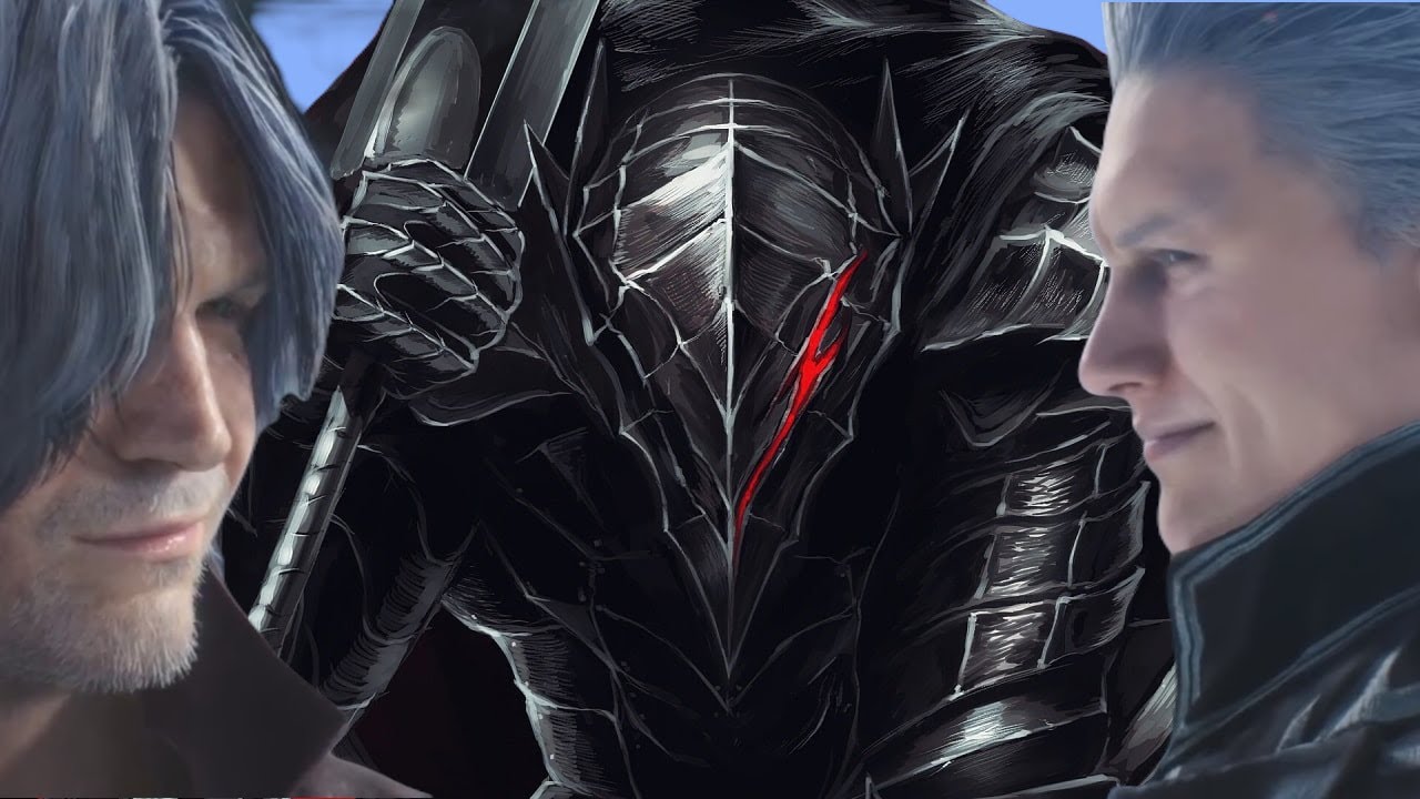 Dante's and Vergil's reaction to Berserk returning 