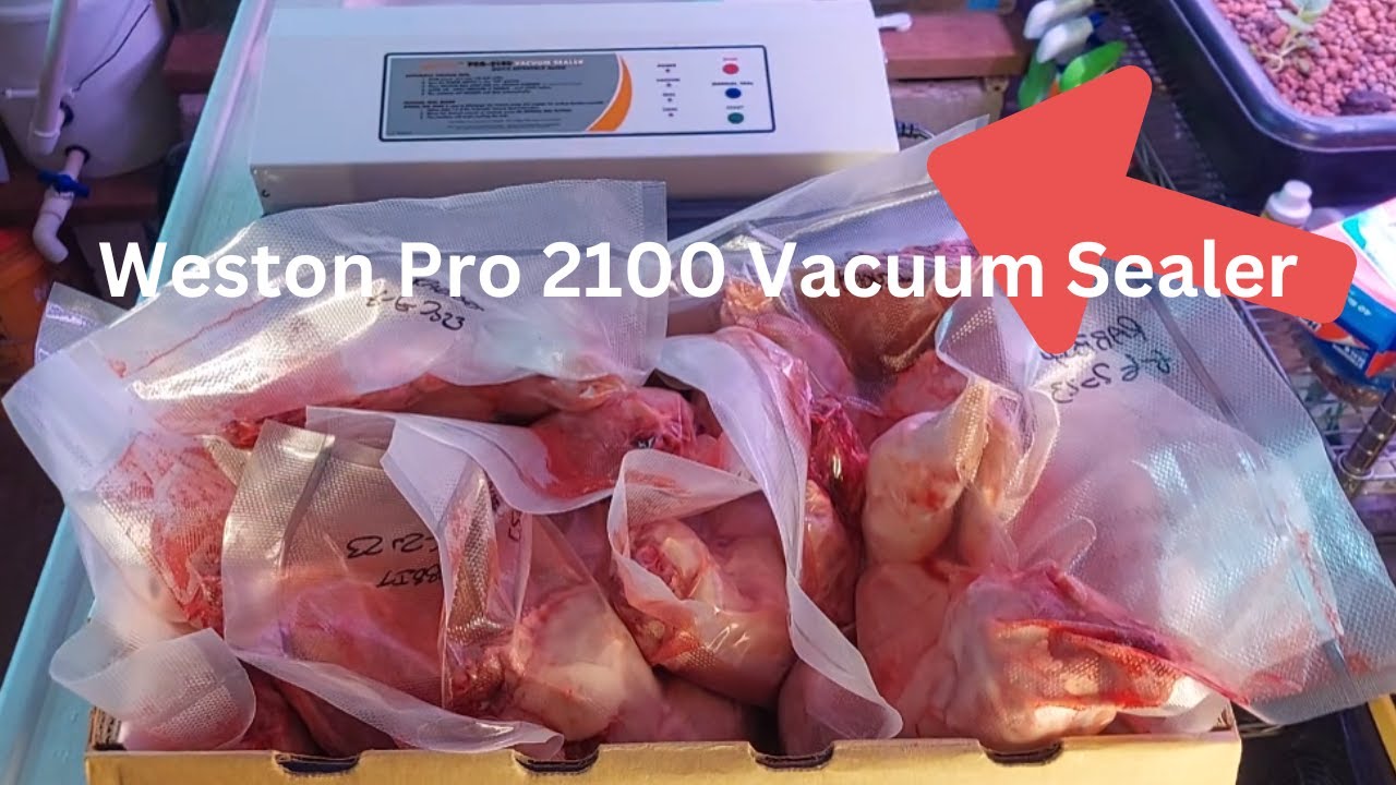 Weston Pro 2100 Vacuum Sealer Extend Food Freshness with Professional