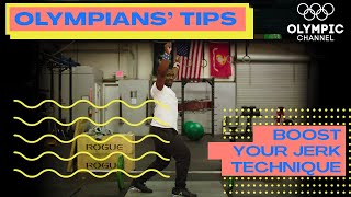 How to Improve Your Jerk in Olympic Weightlifting feat. CJ Cummings | Olympians' Tips