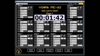 Voes Midi Controllers - Configuring MC 10 for Scenes in less then 2 minutes